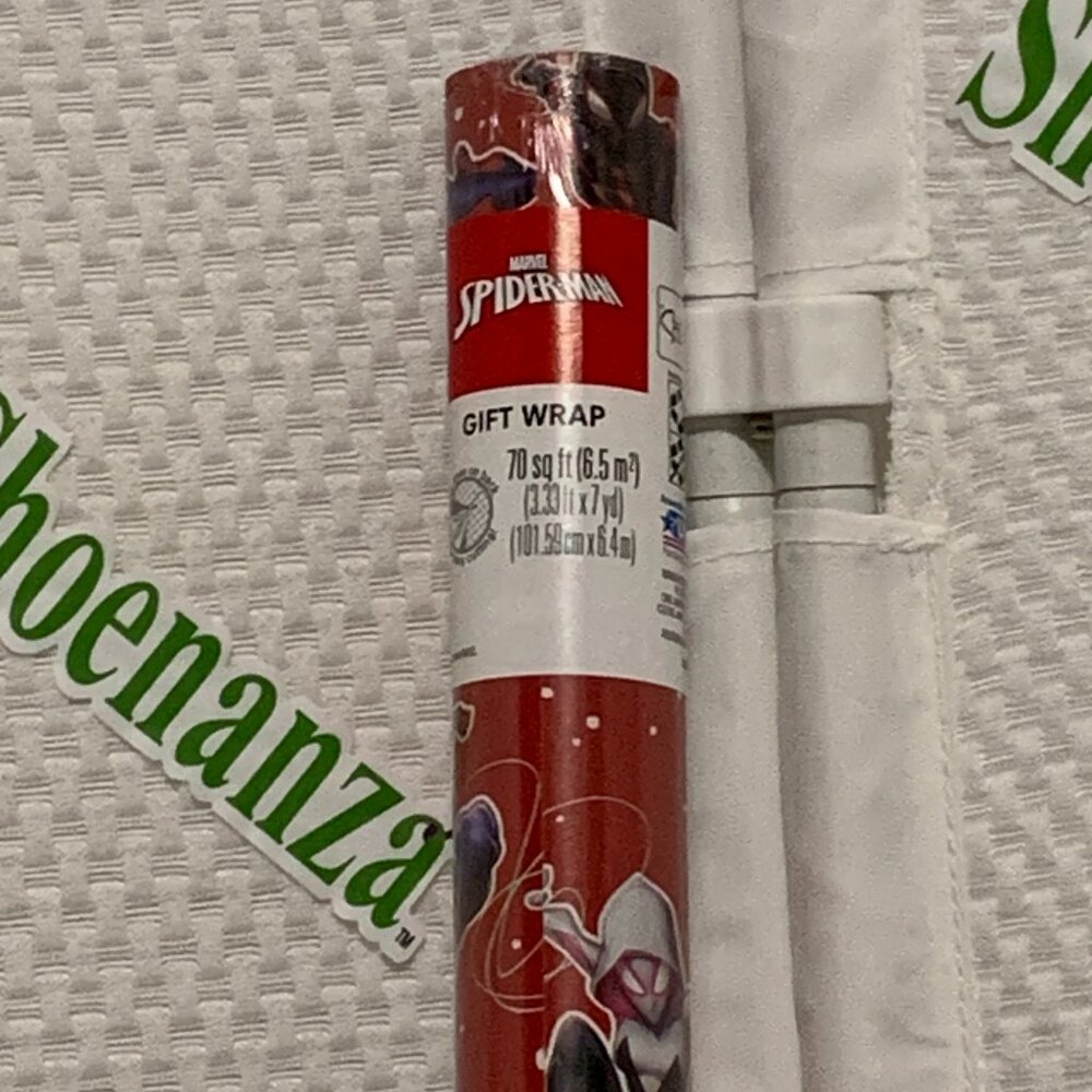 Gift Wrap Wrapping Paper Marvel Spider-Man Venom Spider-Gwen Christmas 70 sq ft